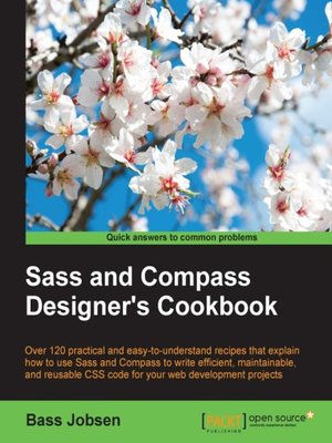 cover image of Sass and Compass Designer's Cookbook